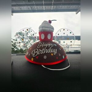 Disney Park Mickey Mouse Happy Birthday Hat